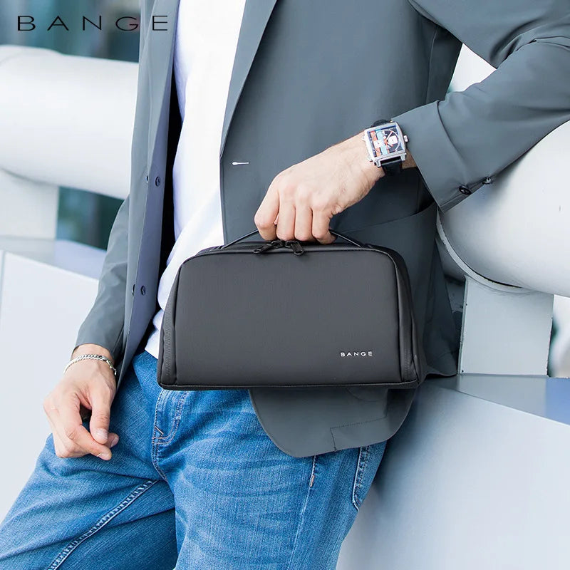 BANGE Oxford Fabric Men Portable Storage Bags Toiletry Kits Organizer Women Cosmetic Bags Waterproof Hanging Travel Wash Pouch