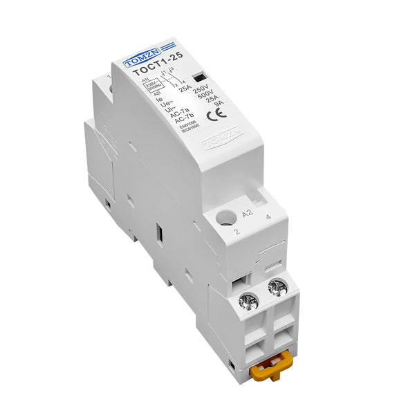 TOMZN TOCT1 2P 16A 20A 25A 220V/230V 50/60Hz Din Rail Household AC Modular Contactor 2NO 1NO1NC 2NC