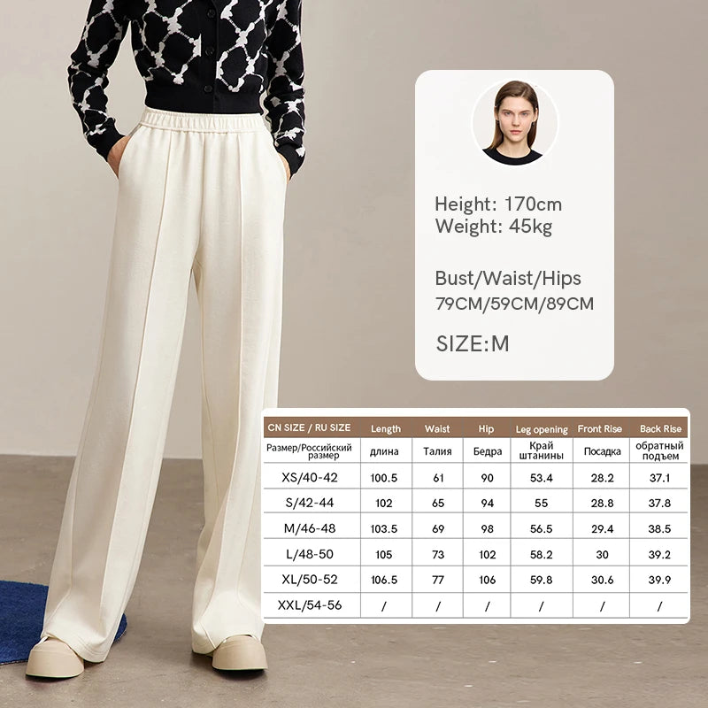 ខោ Amii Thicken Women's 2025 រដូវរងាថ្មីក្តៅត្រង់ធម្មតាខោស្វិតសម្រាប់នារី 12544039