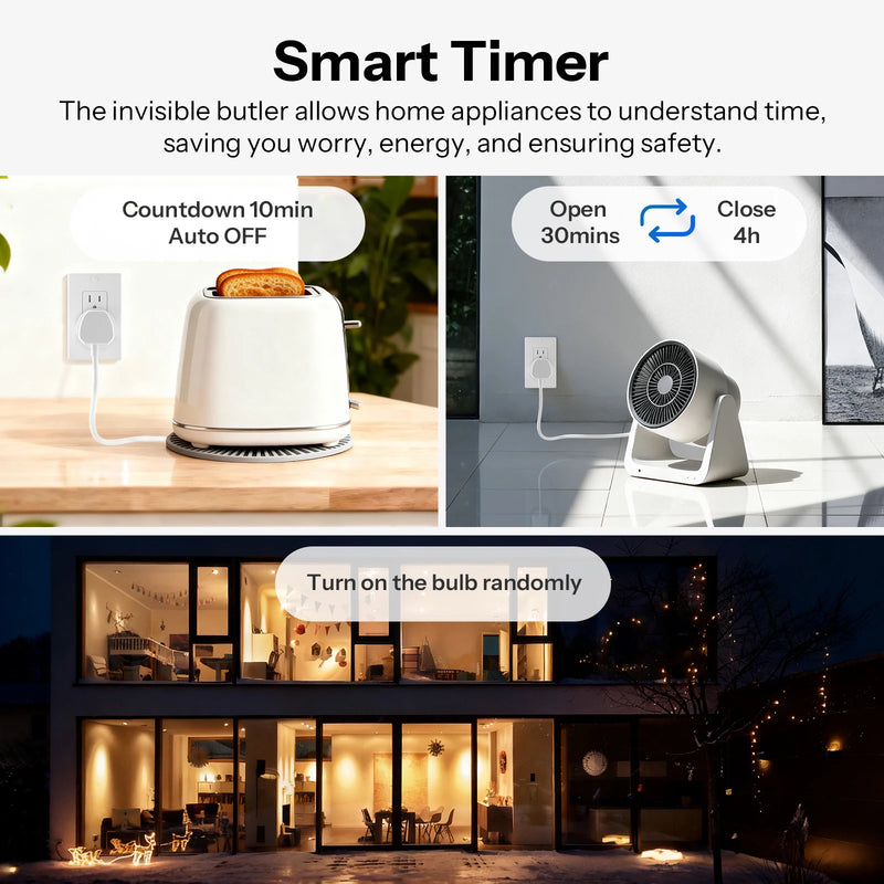 SONOFF S41STPB IPlug Gen2 S41s US Socket Matter Over WiFi Smart Plug App & Voice Control Inching Mode Time Schedule Smart Scene
