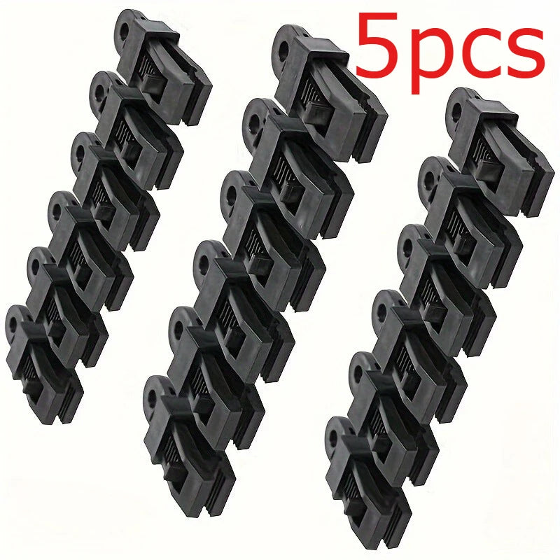 5/10pcs Windproof Outdoor Tent Clips - Heavy-Duty Plastic Safety Clips with Secure Grip, 5x faster Fastening for Camping Tarp