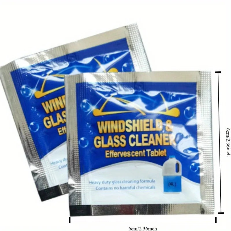10/20pcs Car Windshield Cleaner Tablets, Effervescent Glass Washer Concentrate, All-Season Washer Fluid,Keep the glass clean