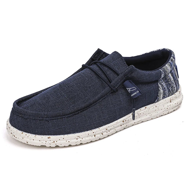 Summer Light Dude Shoes Men Canvas Casual Shoes 2023 Breathable Comfortable New Big Size 48 49 50 Dropshipping