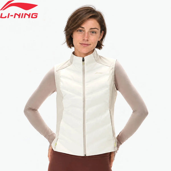អាវកាក់រត់សម្រាប់នារី Li-Ning LN AEROSPACE WARM ទំហំធម្មតា ឆ្លុះពន្លឺ ស្រួលពាក់ ស្រាល ទន់ អាវកីឡា LiNing AMDW102