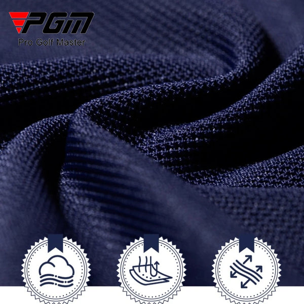 PGM Women's Golf Short Sleeved T-shirt Spring Summer Breathable Polo Top Sportswear YF882