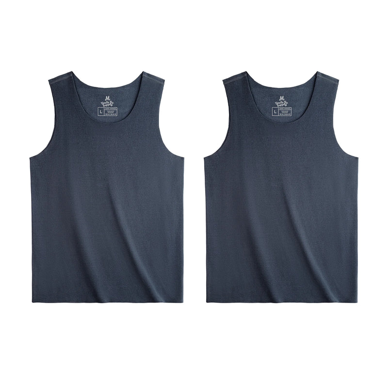 Maden Casual Solid Color Fleece Tank Tops Inner Layer Basic Tops for Men Versatile Seamless Vest Autumn Slim Fit Sleeveless Vest