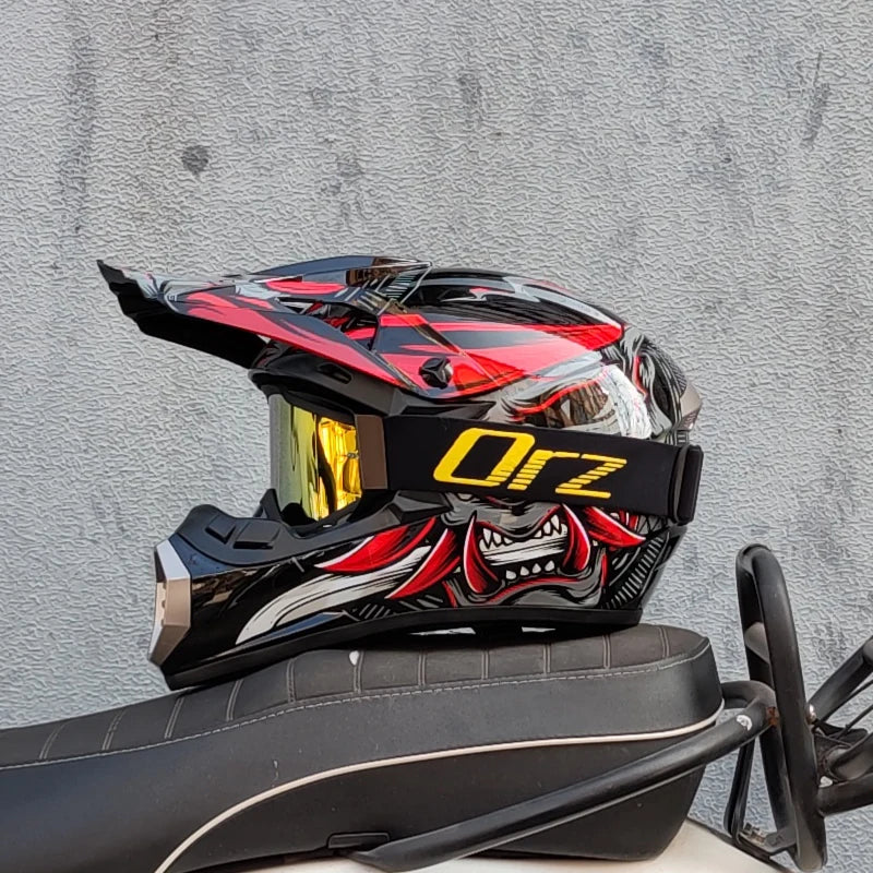 NEW Motocross Helmet ATV Motocicleta Casque Moto Casco Off-Road Dirt Bike helmet mens moto helmet Suitable for kid DOT