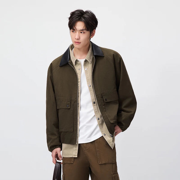 អាវក្រៅស្ត្រី Semir រចនាប័ទ្ម Vintage សម្រាប់ធ្វើការ រាង Balloon Silhouette រាងរលុង រដូវស្លឹកឈើជ្រុះ ឆ្នាំ២០២៦ អាវក្រៅធម្មតាសម្រាប់ប្រើប្រាស់ប្រចាំថ្ងៃ