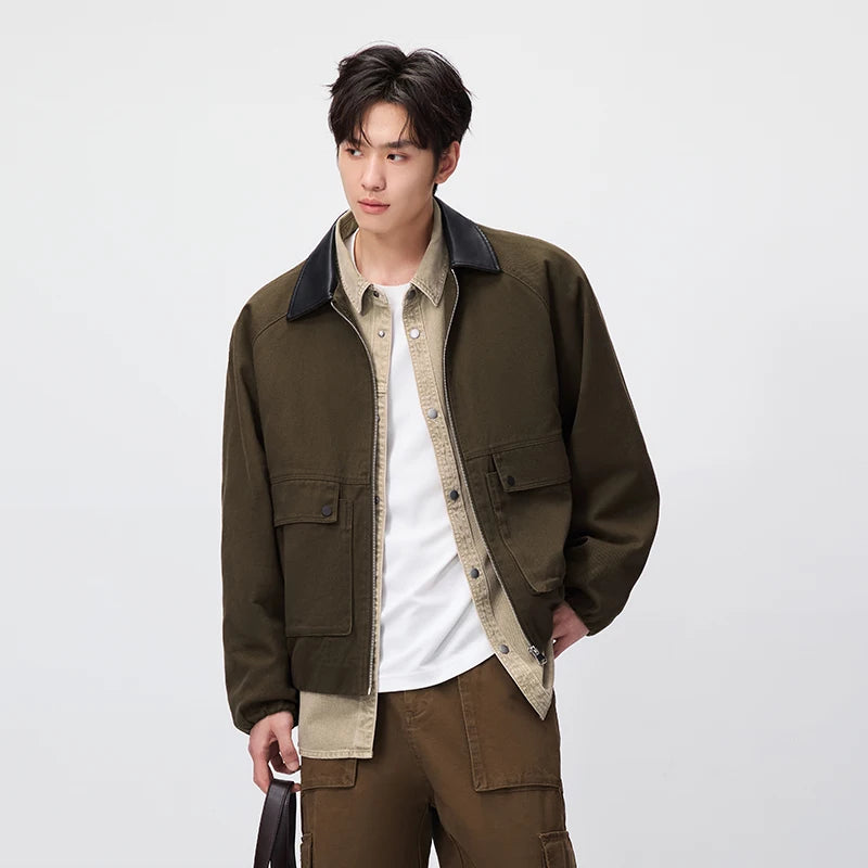 Semir Women Jacket Vintage Workwear Balloon Silhouette Loose Fit 2026 Autumn Utility Structured Urban Casual Outerwear