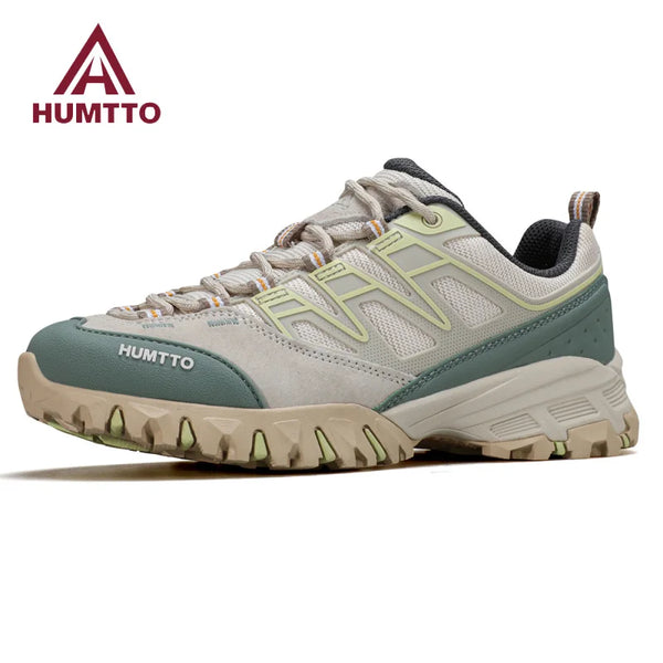 HUMTTO Leather Winter Hiking Boots for Women Outdoor Waterproof Woman Treeking Shoes Climbing Mountain Hunting Walking Sneakers