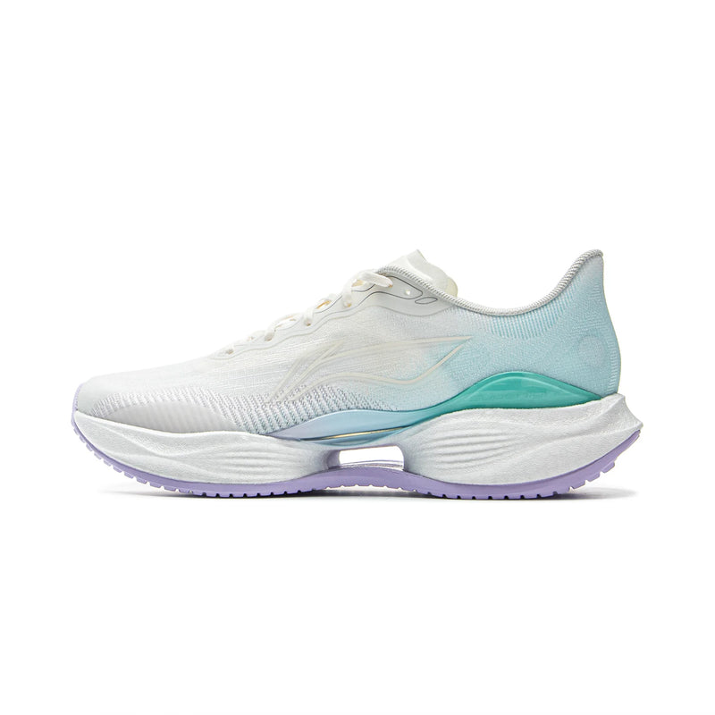 Li-Ning Women's SUPER LIGHT 22 Light Running Shoes TEMPO BOUNSE Cushion BOOM FIBER LiNing Wearable Anti-Slip Sneakers ARBV002
