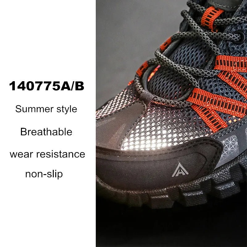 HUMTTO Hiking Women's Sports Shoes Summer Breathable Shoes for Women Non-slip Luxury Designer Outdoor Rubber Trekking Sneakers