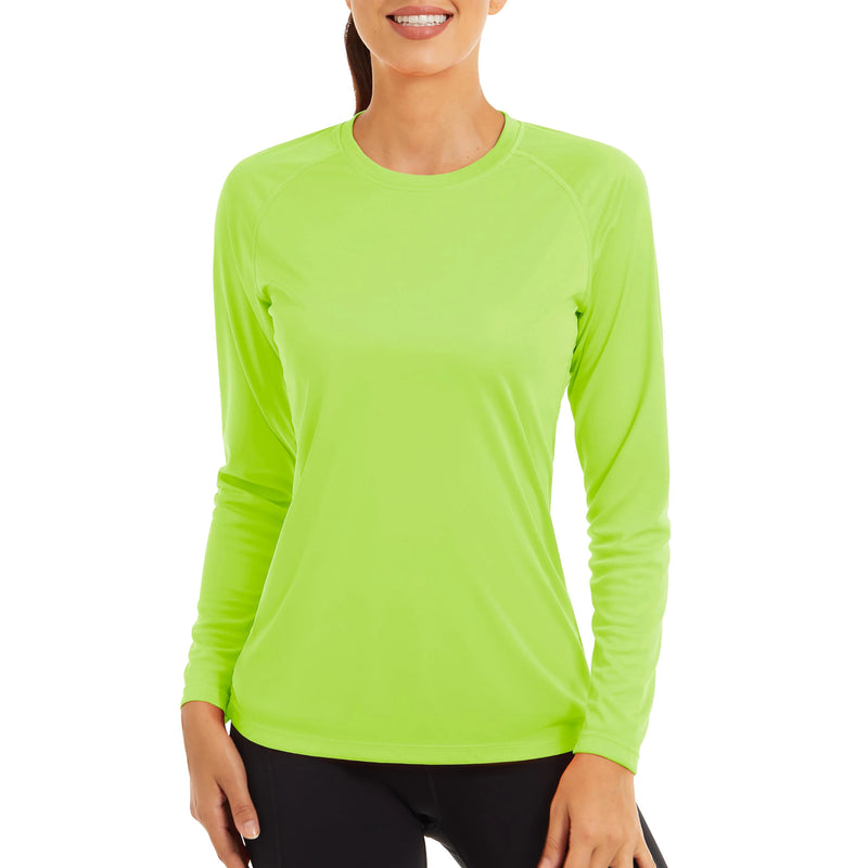 TACVASEN UPF 50+ Sun/Skin Protection Quick Dry T-Shirts Womens Long Sleeve Outdoor Performance Tee Shirts Summer Casual Tops