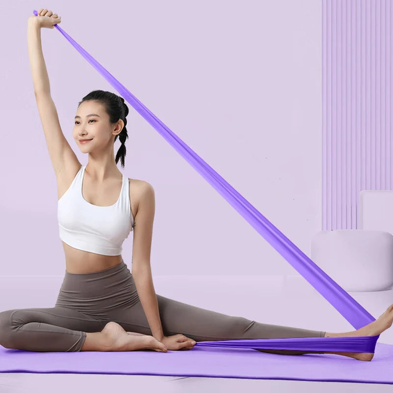 (2pcs)Li-Ning Women's Yoga Resistance Band Strength Training Shoulder Opening Back Stretching Tension Rope AQTU403 AQTU405