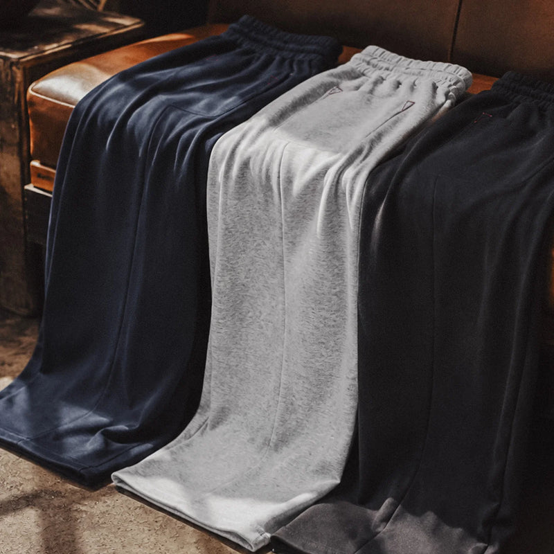 ខោ Maden បុរស Vintage Workwear Flare Pants Bootcut Sweatpants Streetwear Casual Pants American Retro City Boy Style Long Pants