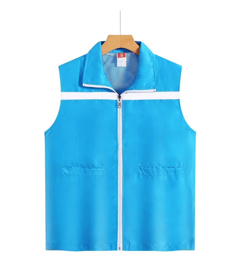 Volunteer advertising shirt Obvious waistcoat vest Sanitation volunteer supermarket staff work clothes substitute driver