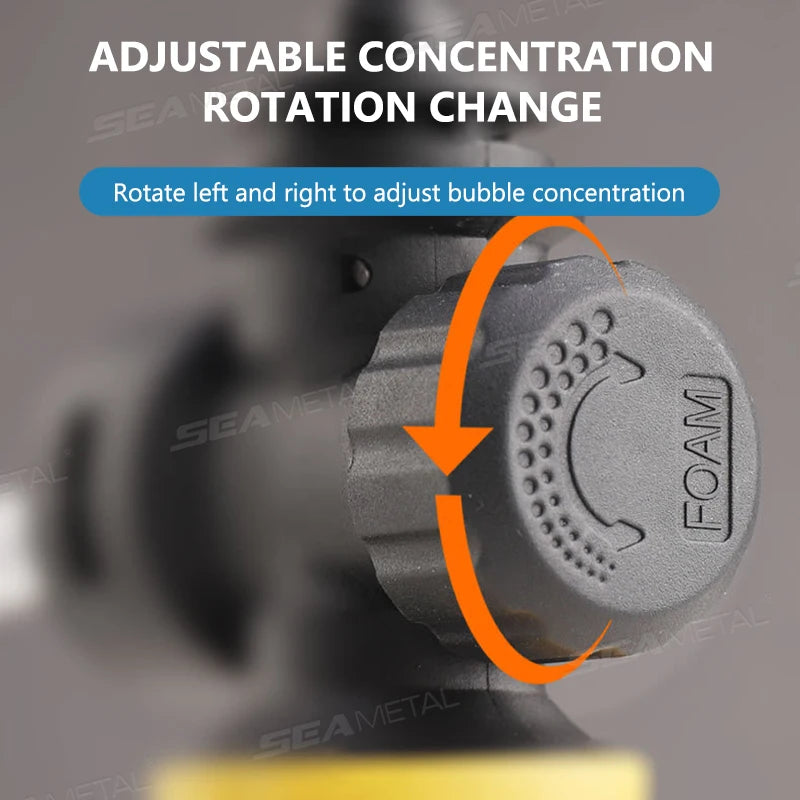 SEAMETAL 700ML Snow Foam Lance Car Soap Foam Generator High Pressure Washers for Karcher K2 K3 K4 K5 K6 K7 Adjustable Sprayer