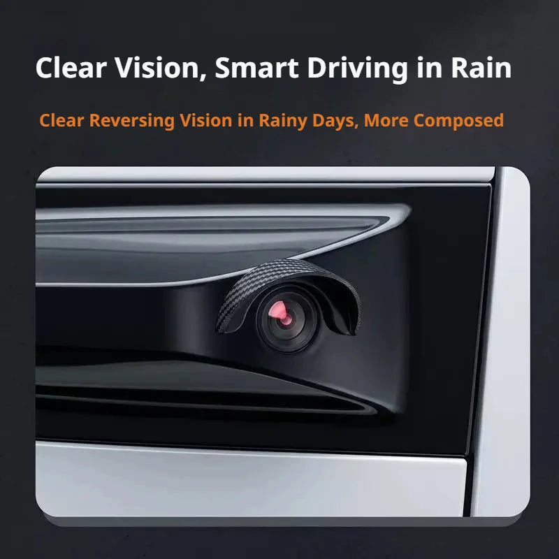 SEAMETAL 2/4PCS Car Camera Lens Protector Waterproof Dust-proof Car Rear View Backup Camera Cover Rain Shield Car Accessories