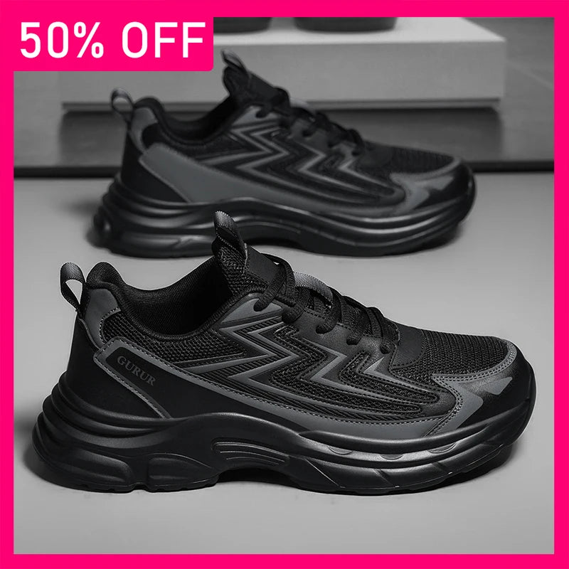 Men Sports Shoes Summer Casual Running Anti Slip Wear-resistant Training Shoes 2026 New Light Breathable Outdoor Tennis Shoes