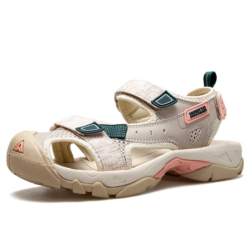 HUMTTO Hiking Shoes for Women Outdoor Sandals Womens Breathable Water Beach Sandals Summer Camping Fishing Climbing Aqua Sneaker