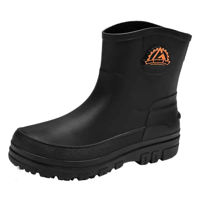 Men's rain boots four seasons new waterproof non-slip comfortable outdoor fishing shoes fashion Joker garden casual rain boots