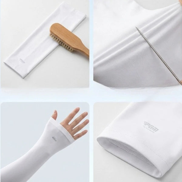 PGM Children's Ice Silk Sunscreen Sleeve for Summer Thin, Breathable and Cool, No Sweating XT010