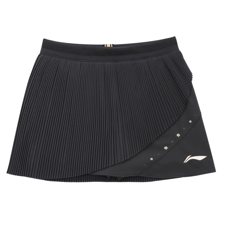 សំពត់វាយសីនារី Li-Ning LN ស្ងួតលឿន 100% Polyester ខ្យល់ចេញចូលបាន ខោកីឡាហ្វឹកហាត់ LiNing ASKW440