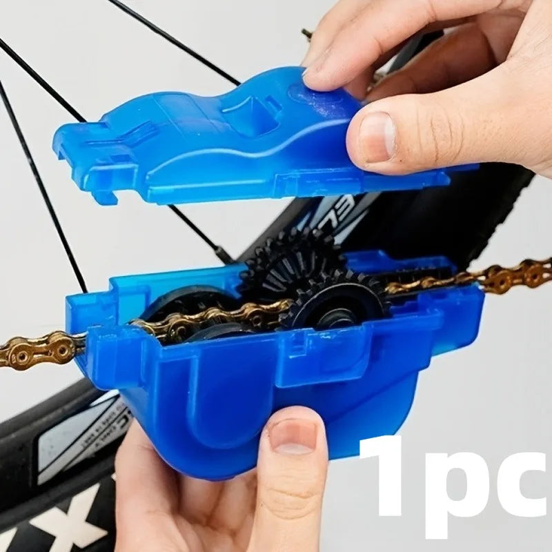 1pc Portable Bikec Chain Cleaner, Mountain Road Bike Motorcycle Chain Washing Tool Sprocket Cleaning Tool.Chain Cleaner
