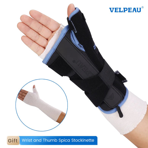 VELPEAU Thumb Wrist Splint for Arthritis Pain Relief and Prevent Hand Sprain Wrist Support Brace Lightweight for Men and Women