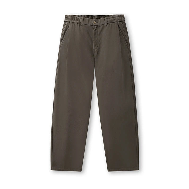 ខោបុរស Semir ធម្មតាចង្កេះយឺតមួយផ្នែក រលុង សមឥតខ្ចោះ ជើងកោង សម្លៀកបំពាក់ធ្វើការ កប្បាស 2026 រដូវរងាថ្មី សម្លៀកបំពាក់ប្រចាំថ្ងៃ រចនាប័ទ្មទីក្រុង ធម្មតា