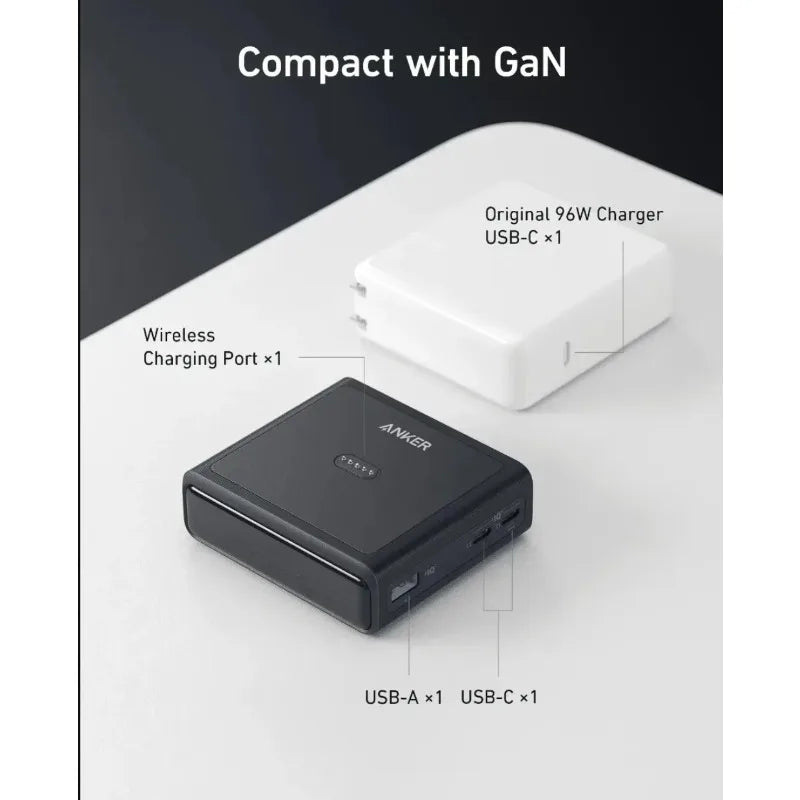 ស្ថានីយសាកថ្មលឿន Anker 100W 4 រន្ធ សម្រាប់ Anker Prime Power Bank ស្ថានីយសាកថ្មច្រើនឧបករណ៍ សម្រាប់កុំព្យូទ័រយួរដៃ ស្មាតហ្វូន ថេប្លេត