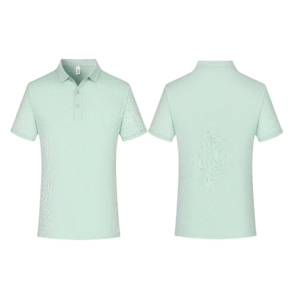 Summer  Cotton Polo Shirt Print Logo Customized Embroidery Company Group Name Men Women Short Sleeved Breathable Top