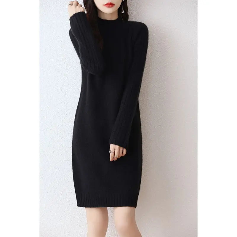 Sweater Women Trends 2026 Slim Short Mini Dress Spring Autumn Jumper Female Knitwear Tops Basic Wear Winter Pullovers Vestidos