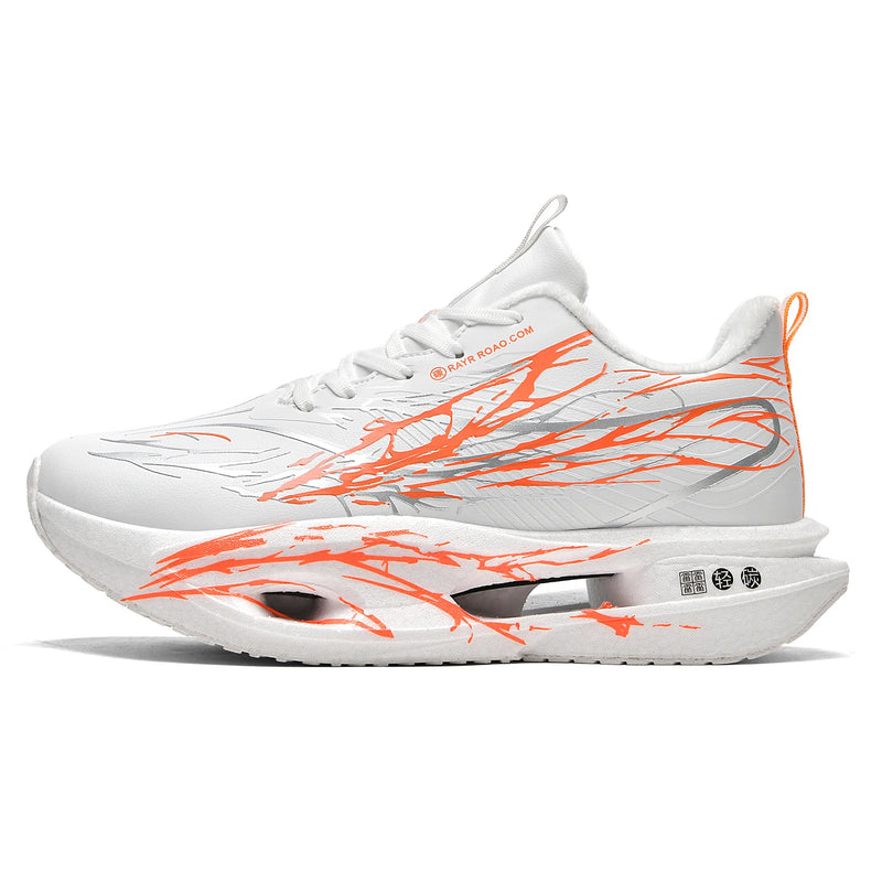 Unisex Sports Shoes Hollow Soft Sole Anti Slip Road Professional Training Shoes New Short Plush Comfortable Winter Running Shoes