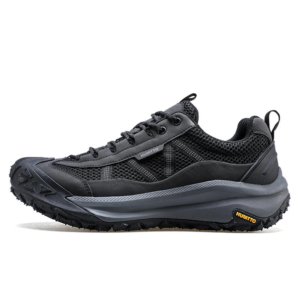 HUMTTO Men's Outdoor Summer Anti-slip Hiking Shoes Wear-resistant Mountain Climbing Sneakers Breathable Trekking Boots for Man