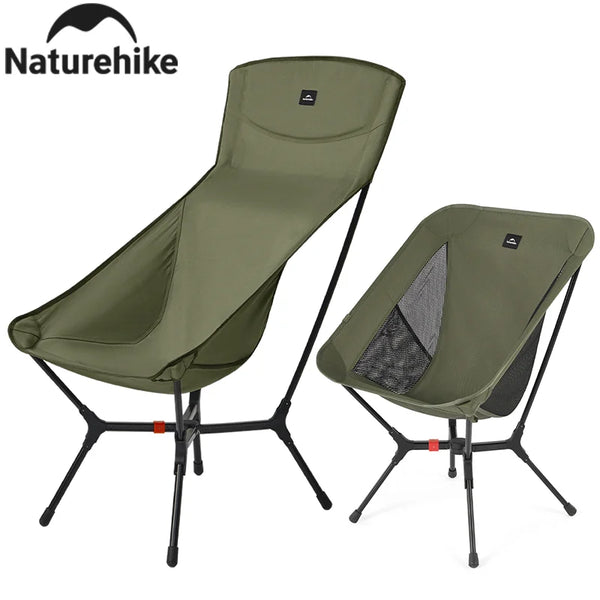 Naturehike 2025 YL01 Ultra Lightweight Automatic Quick Release Folding ChairPortable Outdoor Camping Beach Chair Withstand 150kg