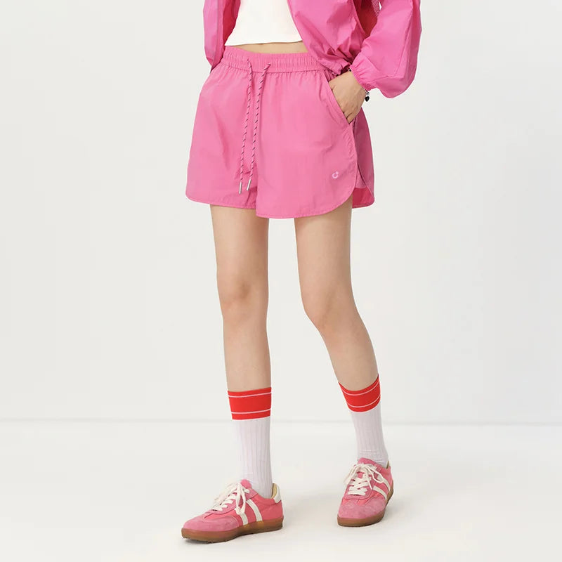 Semir Women Pants Casual Cool Feeling Color Block Loose Moisture Wicking Quick Dry 2026 Summer Outdoor Sports Style Top