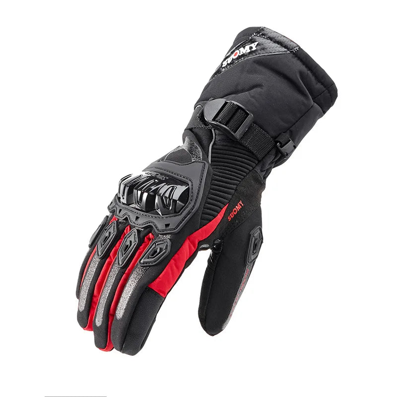 SUOMY Motorcycle Gloves Men 100% Waterproof Windproof Winter Moto Gloves Touch Screen Gant Moto Guantes Motorbike Riding Gloves