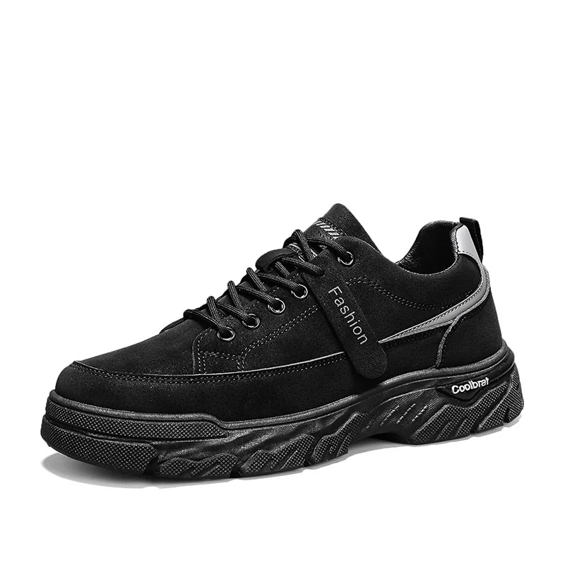 Men's Joker Work Shoes Four Seasons new Soft-sole Non-slip Comfortable casual Walking Shoes Outdoor youth Labor Protection Shoes