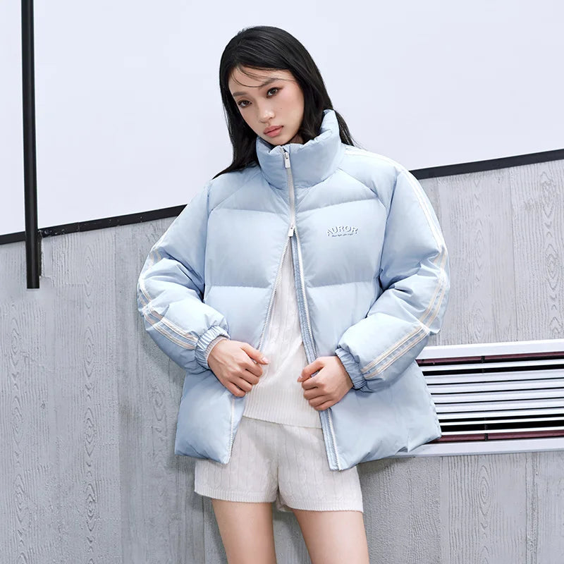 Semir Women Down Jacket 90 Percent Down Fill Water Repellent Windproof Raglan Sleeve Stand Collar Sport Style 2026 New