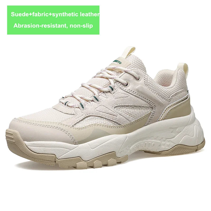 HUMTTO Hiking Shoes for Women Non-slip Outdoor Womens Shoes Luxury Designer Breathable Sports Trekking Climbing Sneakers Woman
