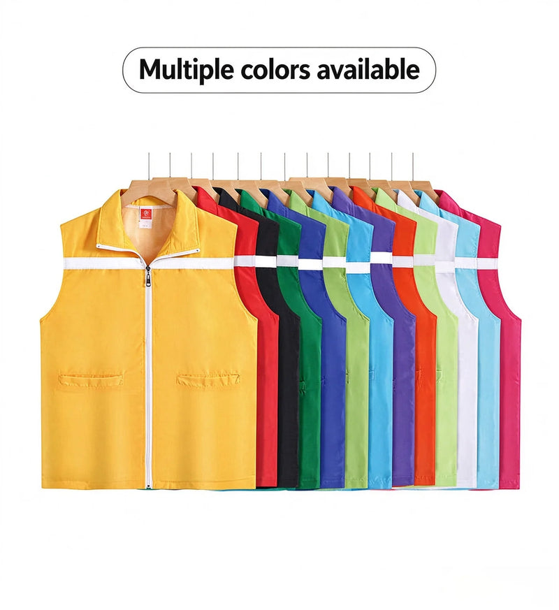 Volunteer advertising shirt Obvious waistcoat vest Sanitation volunteer supermarket staff work clothes substitute driver
