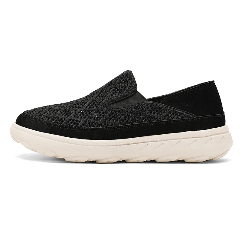 Summer Slip On Mesh Casual Shoes Men Breathable Lightweight Non Leather Shoes Size 38-47 Dropshipping
