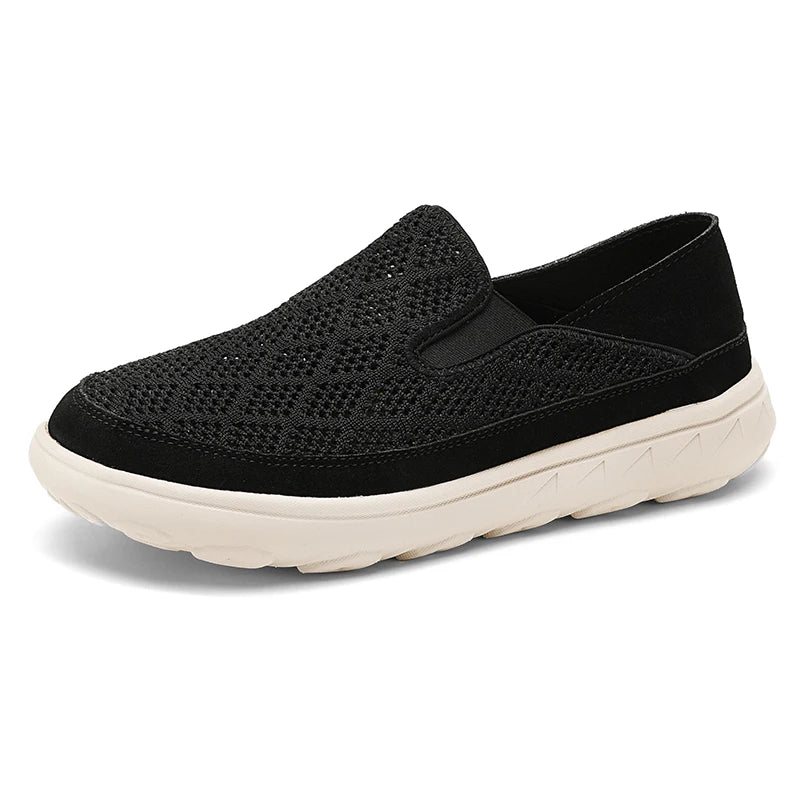 Summer Slip On Mesh Casual Shoes Men Breathable Lightweight Non Leather Shoes Size 38-47 Dropshipping