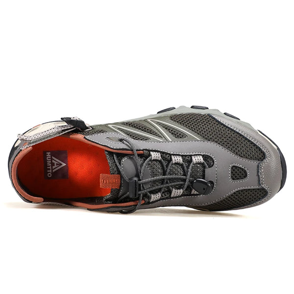 HUMTTO Hiking Shoes Summer Trekking Water Trainers Mens 2025 Outdoor High Quality Designer Man Sneakers Non-slip Boots for Men