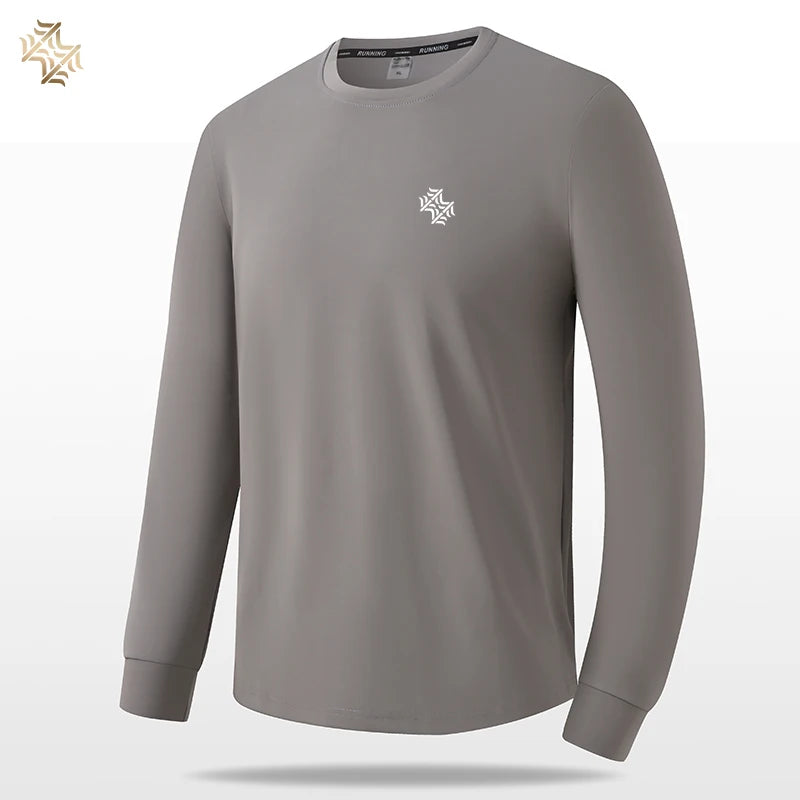 SBWL High Quality New Men's/Women's Outdoor Running Mountaineering Hiking Sports Leisure Breathable Loose Long Sleeve T-Shirt