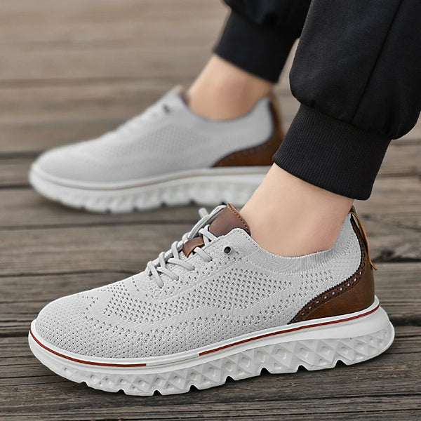 Summer Non-Leather Casual Shoes Men Mesh Shoes Plus Big Size 46 47 48 Breathable Shoes Dropshipping