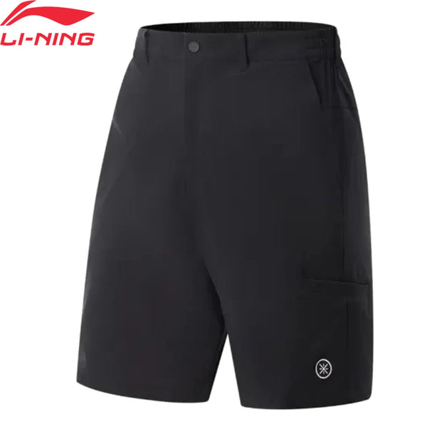 ខោខ្លីបុរស Li-Ning Wade AT DRY FREEZE 86% Polyamide 14% Elastane AT._UV-50+ មានខ្យល់ចេញចូលបានល្អ AKSV561