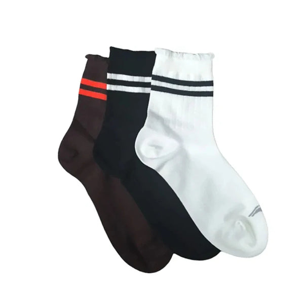 ស្រោមជើងកីឡា Li-Ning Unisex ៣គូ ទំហំ ២២-២៨សង់ទីម៉ែត្រ កប្បាស ៥៩.៣% ប៉ូលីអេស្ទ័រ ៣៦.៩% អេឡាស្តង់ ៣.៨% ស្រោមជើង LiNing បុរស និងស្ត្រី AWTV១៣៣