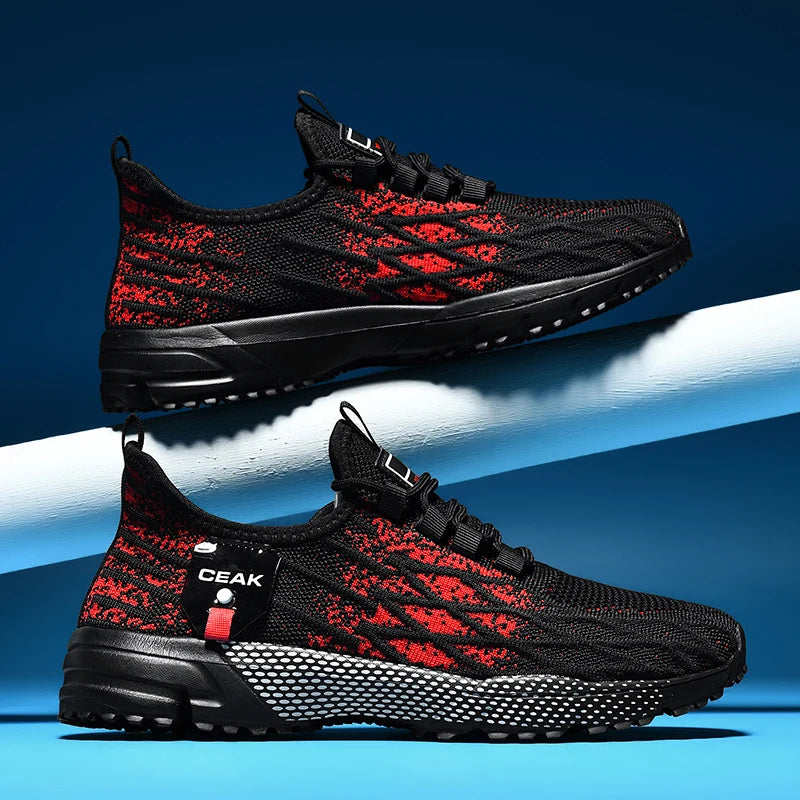Mens Walking Shoes Big Size Retro Trendy Design Cushioning Anti Slip Street Daily Jogging Lightweight Casual Sneakers for Man